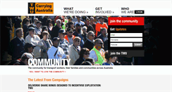 Desktop Screenshot of community.twu.com.au